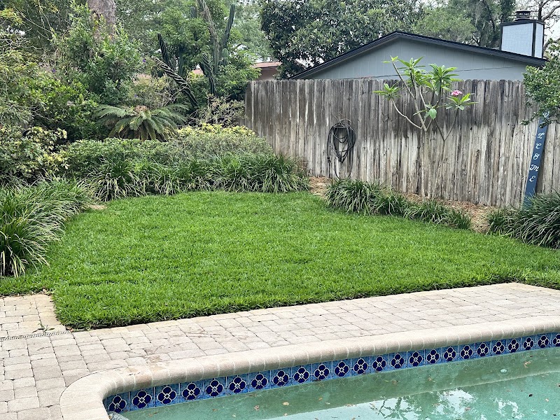 David's lawn care at work